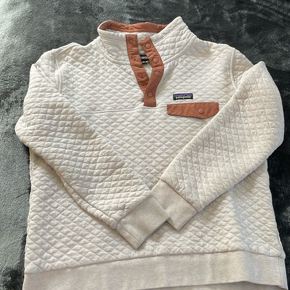 Patagonia quilted sweatshirt 1/4 snap